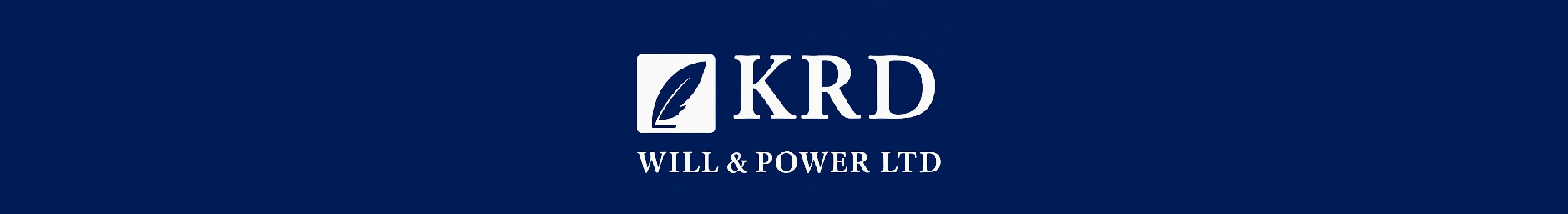 KRD Will & Power logo banner